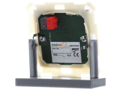 Ansicht hinten MDT SCN-RT1UP.01 EIB/KNX Raumtemperaturregler, 1-fach, UP, Reinwei matt - 