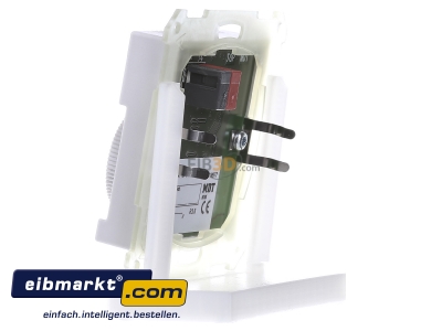 Ansicht rechts MDT SCN-RT1UPE.01 EIB/KNX Raumtemperaturregler, 1-fach, UP, Einstellbar, Reinwei matt - 