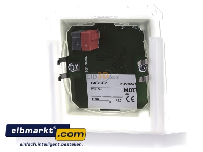 Ansicht hinten MDT SCN-TS1UP.01 EIB/KNX Raumtemperatursensor, 1-fach, UP, Reinwei matt - 