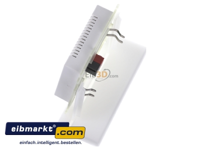 Ansicht oben rechts MDT SCN-TS1UP.01 EIB/KNX Raumtemperatursensor, 1-fach, UP, Reinwei matt - 