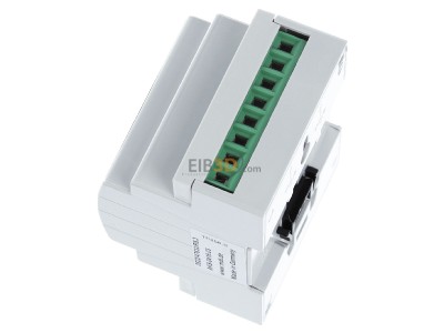 Ansicht oben rechts MDT AKS-0416.03 EIB/KNX Schaltaktor 4-fach, 4TE, REG, 16A, 230VAC, C-Last, Standard, 140F - 