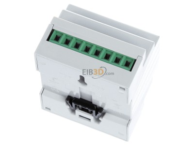 Ansicht oben hinten MDT AKS-0416.03 EIB/KNX Schaltaktor 4-fach, 4TE, REG, 16A, 230VAC, C-Last, Standard, 140F - 
