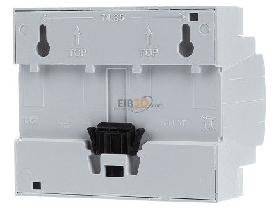 Back view MDT AKS-0816.03 EIB/KNX Switch Actuator 8-fold, 6SU MDRC, 16A, 230VAC, C-load, 140F - 
