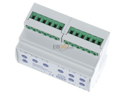 View up front MDT AKS-0816.03 EIB/KNX Switch Actuator 8-fold, 6SU MDRC, 16A, 230VAC, C-load, 140F - 
