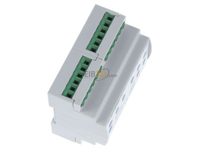 View top left MDT AKS-0816.03 EIB/KNX Switch Actuator 8-fold, 6SU MDRC, 16A, 230VAC, C-load, 140F - 
