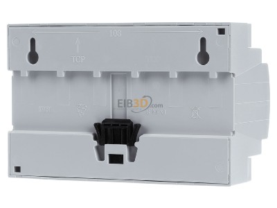 Back view MDT AKS-1216.03 EIB/KNX Switch Actuator 12-fold, 8SU MDRC, 16A, 230VAC, C-load, 140µF - 
