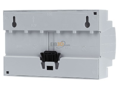 Ansicht hinten MDT AKS-1216.03 EIB/KNX Schaltaktor 12-fach, 8TE, REG, 16A, 230VAC, C-Last, Standard, 140F - 