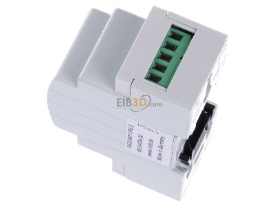 Ansicht oben rechts MDT BE-04024.02 EIB/KNX Binreingang 4-fach, 2TE REG, Eingnge 24VAC/DC, 