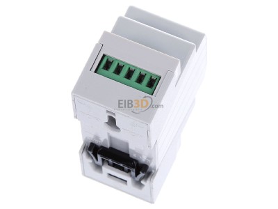 Top rear view MDT BE-04024.02 EIB/KNX Binary Input 4-fold, 2SU MDRC, Inputs 24VAC/DC, 
