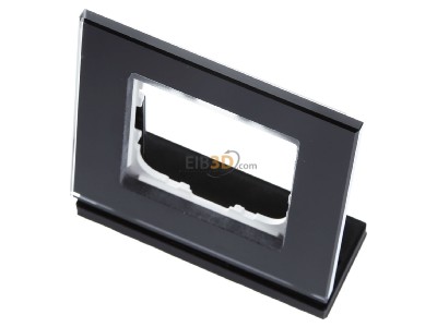 View up front MDT BE-GTR1S.01 EIB/KNX Glass cover frame for 55 mm range 1-fold, Black - 
