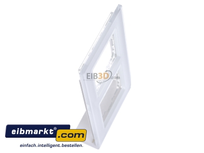 Ansicht oben links MDT BE-GTR2W.01 EIB/KNX Glasrahmen fr 55 mm Programme 2-fach, Wei - 