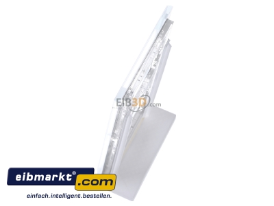 View top right MDT BE-GTR2W.01 EIB/KNX Glass cover frame for 55 mm range 2-fold, White - 
