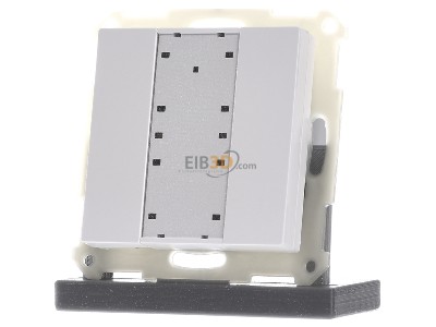 Frontansicht MDT RF-TA55A2.01 EIB/KNX RF Funk Taster 2-fach Plus mit Aktor , Reinwei matt - 