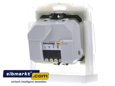 Ansicht hinten MDT RF-TA55A6.01 EIB/KNX RF Funk Taster 6-fach Plus mit Aktor , Reinwei matt - 