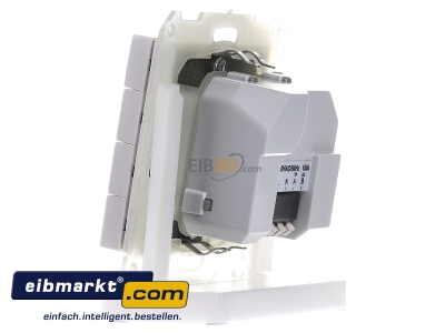 Ansicht rechts MDT RF-TA55A8.01 EIB/KNX RF Funk Taster 8-fach Plus mit Aktor , Reinwei matt - 