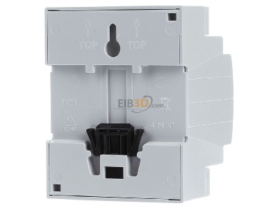 Back view MDT AKD-0410V.02 KNX/EIB Dimming Actuator 4-fold, 4TE, REG, 1-10V, RGBW
