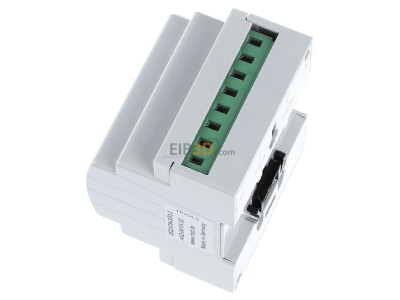 Ansicht oben rechts MDT AKD-0410V.02 KNX/EIB Dimmaktor 4-fach, 4TE, REG, 1-10V, RGBW 