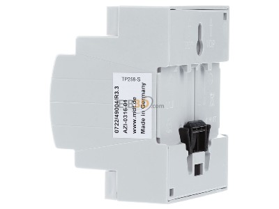 View on the right MDT AZI-0316.01 KNX/EIB Switch Actuator 3-fold, 4TE, REG, 16/20A, 230VAC, C-Last, Industrie, 200F, mit Wirkleistungszhler
