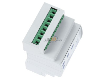 View top left MDT AZI-0316.01 KNX/EIB Switch Actuator 3-fold, 4TE, REG, 16/20A, 230VAC, C-Last, Industrie, 200F, mit Wirkleistungszhler
