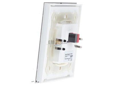 View on the right MDT BE-GT20W.02 EIB/KNX Glass Push Button II Smart, White, 

