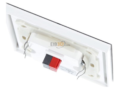 Ansicht oben hinten MDT BE-GT2TW.02 EIB/KNX Glastaster mit 6 Sensorflchen mit Farbdisplay und Temperatursensor, Wei, 