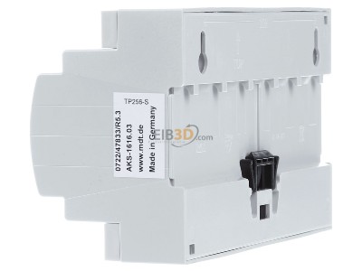 Ansicht rechts MDT AKS-1616.03 EIB/KNX Schaltaktor 16-fach, 8TE, REG, 16A, 230VAC, C-Last, Standard, 140F, 