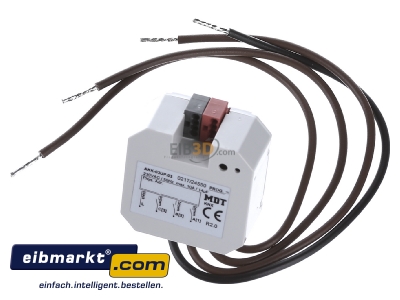 View up front MDT AKK-03UP.03 EIB/KNX Switch Actuator 3-fold, flush mounted, 10A, 14, 2ECG, 230VAV, Fan coil, 
