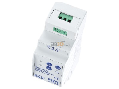 View up front MDT AKK-0216.03 KNX/EIB Switch Actuator 2-fold, 2SU MDRC, 16A, 70, 10ECG, 230VAC, Compact, 
