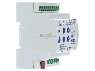 View on the left MDT AKK-0816.03 KNX/EIB Switch Actuator 8-fold, 4SU MDRC, 16A, 70, 10ECG,230VAC, Compact, 
