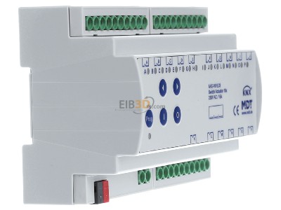 View on the left MDT AKK-1616.03 KNX/EIB Switch Actuator 16-fold, 8SU MDRC, 16A, 70, 10ECG, 230VAC, compact, 
