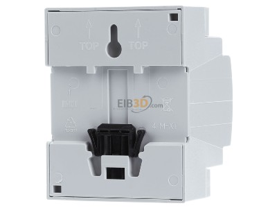 Back view MDT AKU-0816.03 EIB/KNX Universal Actuator 8-fold, 4SU MDRC, 16A, 100F, 15EVG, 230VAC, 
