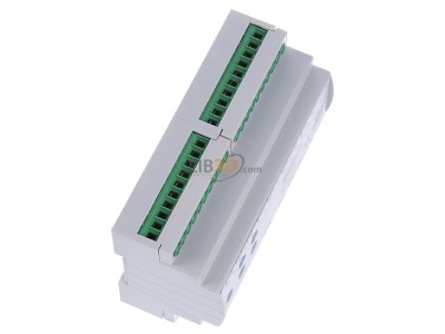 View top left MDT AKU-1616.03 EIB/KNX Universal Actuator 16-fold, 8SU MDRC, 16A, 100F, 15EVG, 230VAC, 
