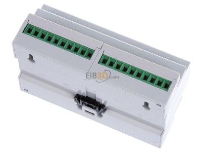 Ansicht oben hinten MDT AKU-1616.03 EIB/KNX Universalaktor 16-fach, 8TE, REG, 16A, 100F, 15EVG, 230VAC, 