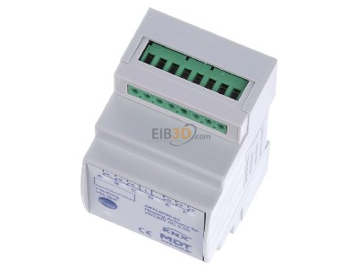 Ansicht oben vorne MDT AKH-0600.03 EIB/KNX Heizungsaktor 6-fach, 3TE, REG, 24-230VAC - 