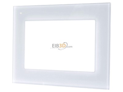 Frontansicht MDT VCB-07WS.04 VisuControl, Zub. 07'' Rahmen aus Glas, Wei - 