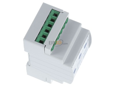 Ansicht oben links MDT AKD-0201.02 EIB/KNX Dimmaktor 2-fach, 4TE, REG, 250W, 230VAC mit Wirkleistungsmessung - 