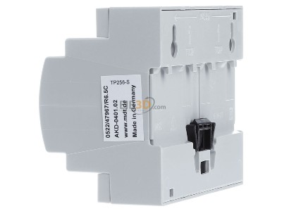 Ansicht rechts MDT AKD-0401.02 EIB/KNX Dimmaktor 4-fach, 6TE, REG, 250W, 230VAC mit Wirkleistungsmessung - 