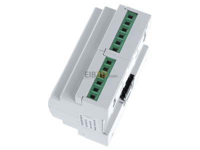 Ansicht oben rechts MDT AKD-0401.02 EIB/KNX Dimmaktor 4-fach, 6TE, REG, 250W, 230VAC mit Wirkleistungsmessung - 