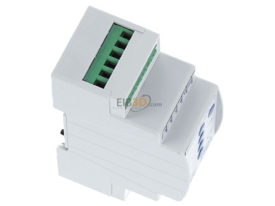 Ansicht oben links MDT AKD-0424R2.02 EIB, KNX, LED Controller 4-Kanal 2/4A, RGBW, 2TE, REG - 