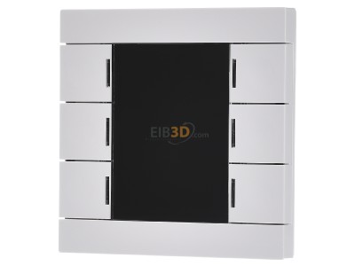 Front view MDT BE-BZS86.01 EIB, KNX, Central Operation Unit Smart 86 with colour display, Plastic, White glossy finish - 
