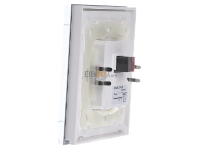 View on the right MDT BE-GTL1TW.01 EIB, KNX, Glass Push Button II Lite 1-fold, RGBW, neutral, with temperature sensor, White - 
