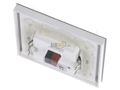 Top rear view MDT BE-GTL1TW.B1 EIB, KNX, Glass Push Button II Lite 1-fold, RGBW, switch, with temperature sensor, White - 
