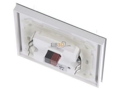 Ansicht oben hinten MDT BE-GTL1TW.B1 EIB, KNX, Glastaster II Light 1-fach, RGBW, mit Temperatursensor, Wei, Schalten - 