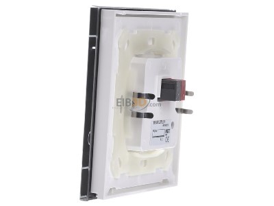 View on the right MDT BE-GTL2TS.C1 EIB, KNX, Glass Push Button II Lite 2-fold, RGBW, blinds and light, with temperature sensor, Black - 
