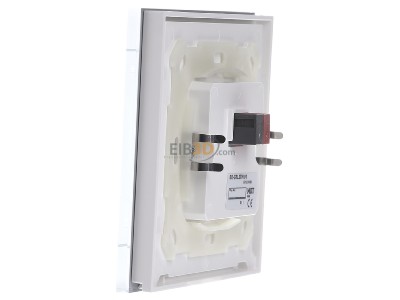 View on the right MDT BE-GTL2TW.01 EIB, KNX, Glass Push Button II Lite 2-fold, RGBW, neutral, with temperature sensor, White - 
