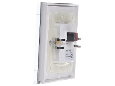 Ansicht rechts MDT BE-GTL2TW.01 EIB, KNX, Glastaster II Light 2-fach, RGBW, mit Temperatursensor, Wei, Neutral - 