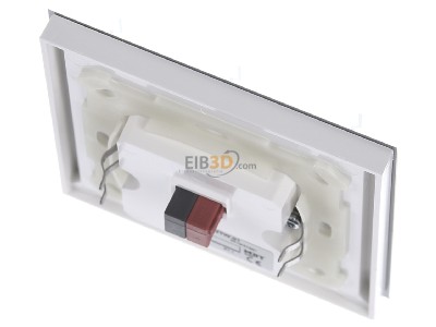 Ansicht oben hinten MDT BE-GTL2TW.01 EIB, KNX, Glastaster II Light 2-fach, RGBW, mit Temperatursensor, Wei, Neutral - 