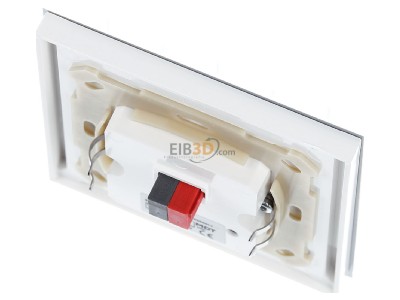 Top rear view MDT BE-GTL2TW.B1 EIB, KNX, Glass Push Button II Lite 2-fold, RGBW, switch, with temperature sensor, White - 
