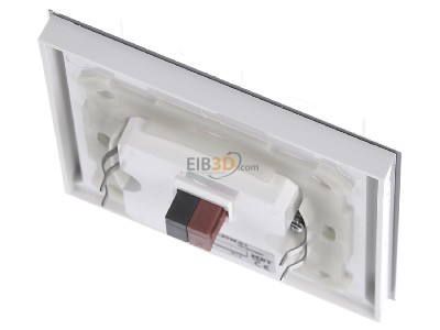 Ansicht oben hinten MDT BE-GTL2TW.C1 EIB, KNX, Glastaster II Light 2-fach, RGBW, mit Temperatursensor, Wei, Jalousie, Schalten - 