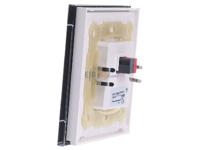 View on the right MDT BE-GTL10S.A1 EIB, KNX, Glass Push Button II Lite 1-fold, RGBW, blinds, Black - 
